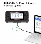 USB Software Update Cable for FOXWELL NT634 NT634 Pro